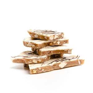 White Chocolate Almond Toffee